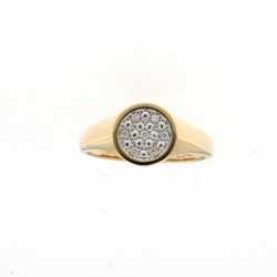 Ring 18 karaat met diamanten - 115584