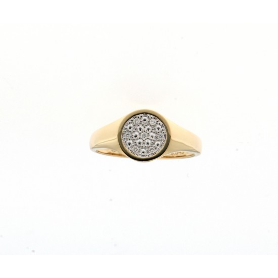 Ring 18 karaat met diamanten - 115584