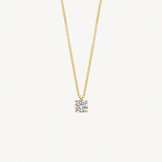 Blush ketting met lab grown diamant - 118240