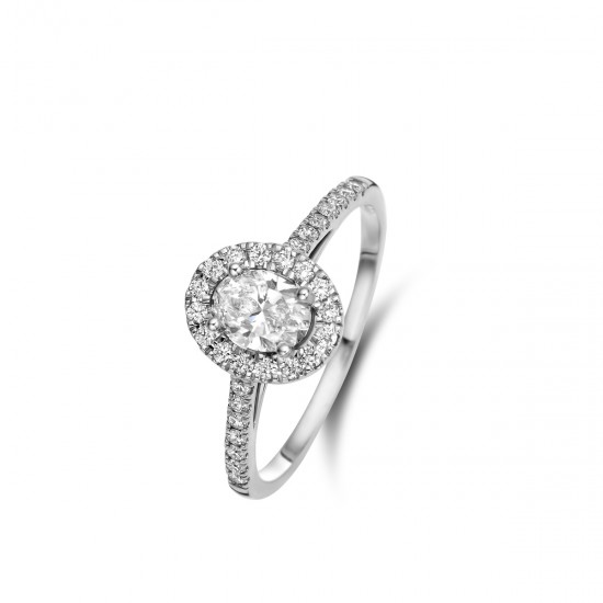 Ring 18 karaat met diamant briljant geslepen - 118709