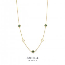 Halsketting Aucielle met malachiet - 118637