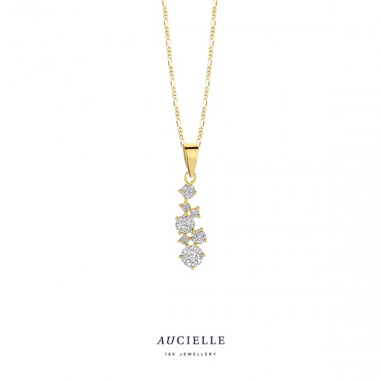 Halsketting Aucielle met zirconium - 118463