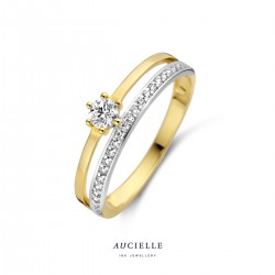 Ring Aucielle met zirconium - 118467