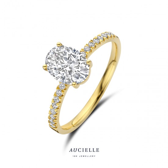 Ring Aucielle met zirconium - 118638