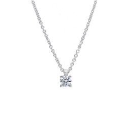 Halsketting 18 karaat met diamant briljant geslepen van 0,1ct. - 118803