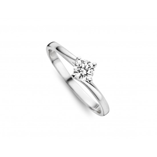 Ring 18kt. met zirconium steen - 110020