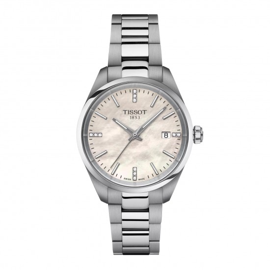 Tissot PR100 parelmoer wijzerplaat met diamant - 118704